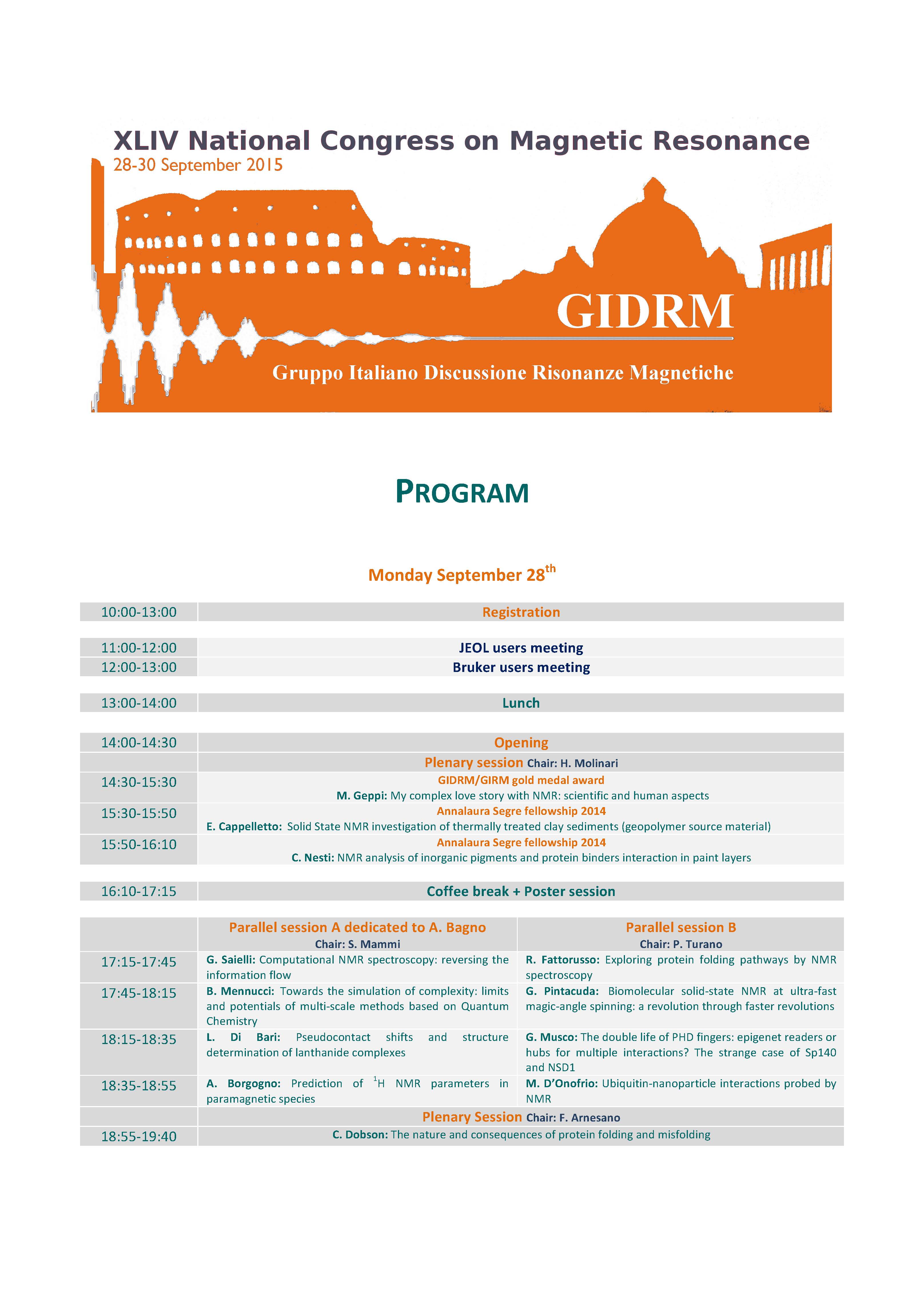 Program Rome2015