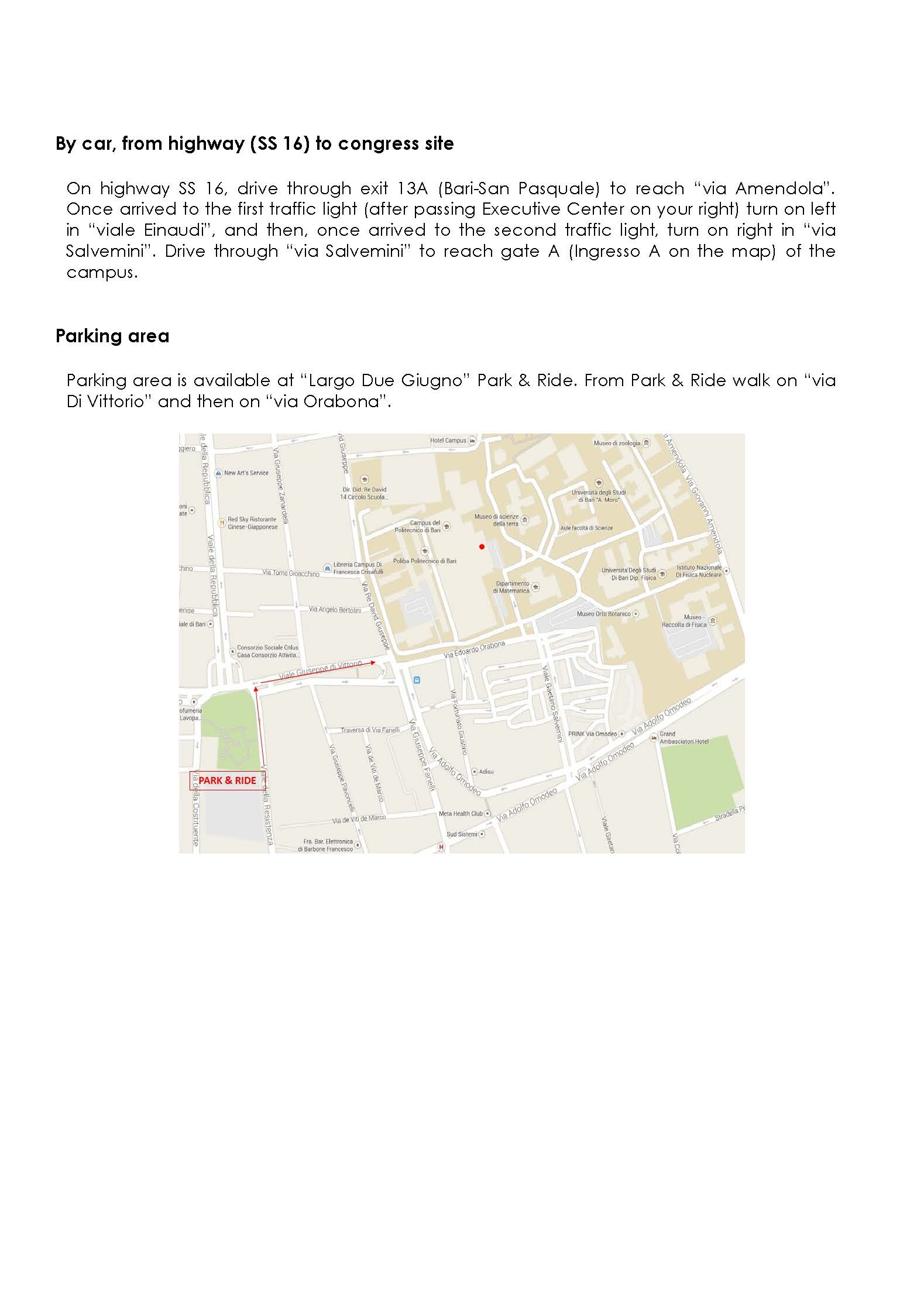 How to reach congress site Pagina 3