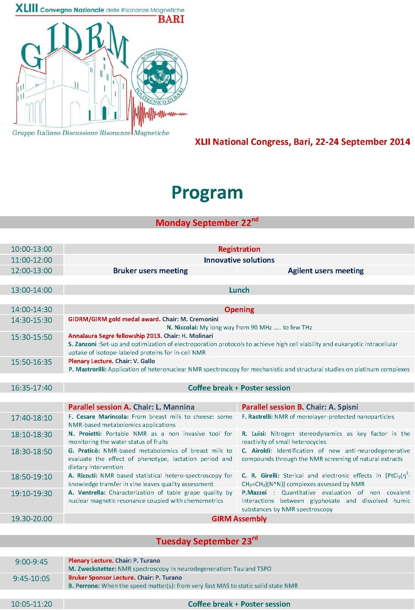 Program Bari finale Pagina 1
