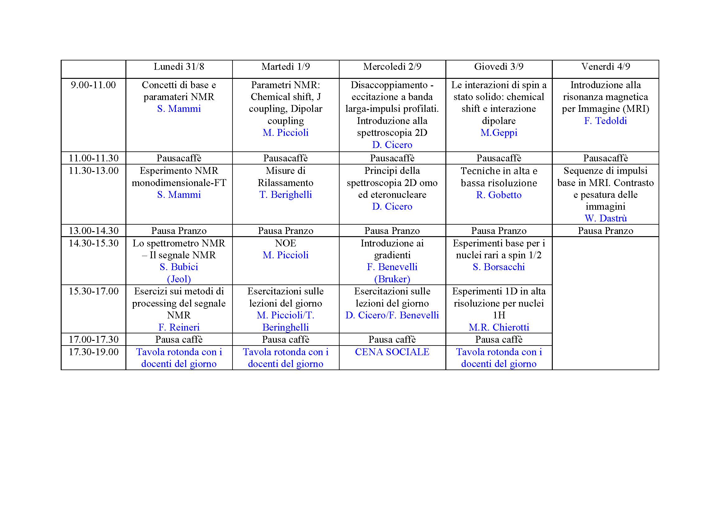 Programma scuola di base 2015