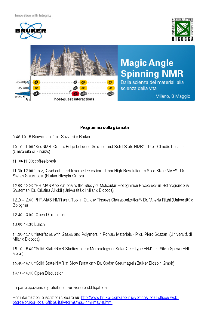 Programma 8 maggio