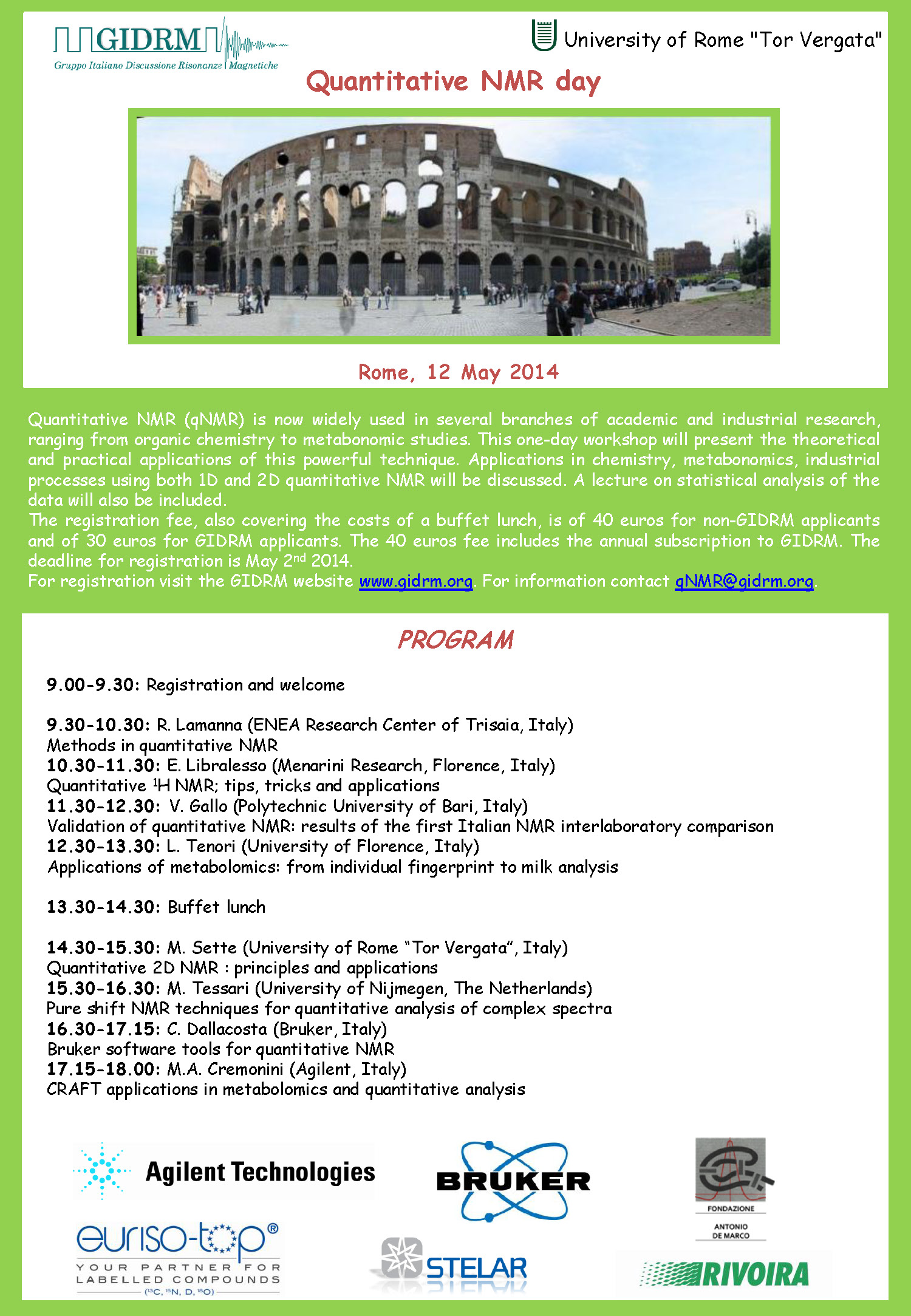 qNMRDay Romemay2014