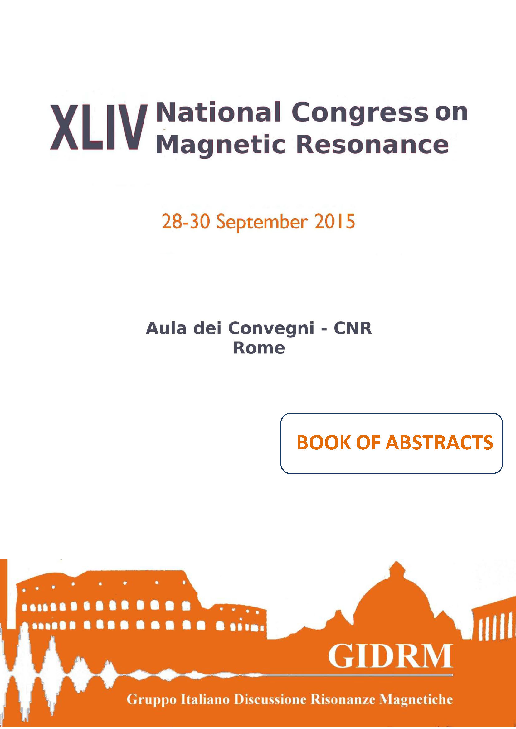 Book of Abstracts GIDRM 2015