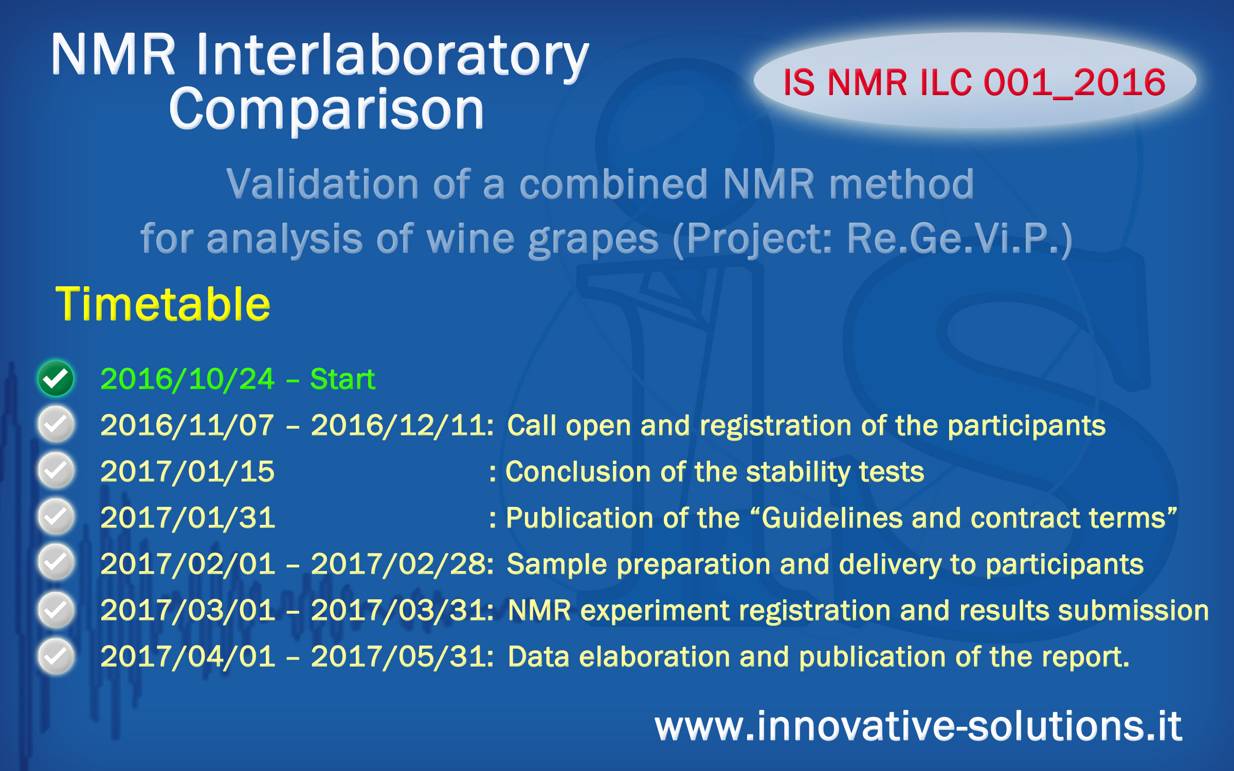 IS NMR ILC 001 2016 Timetable